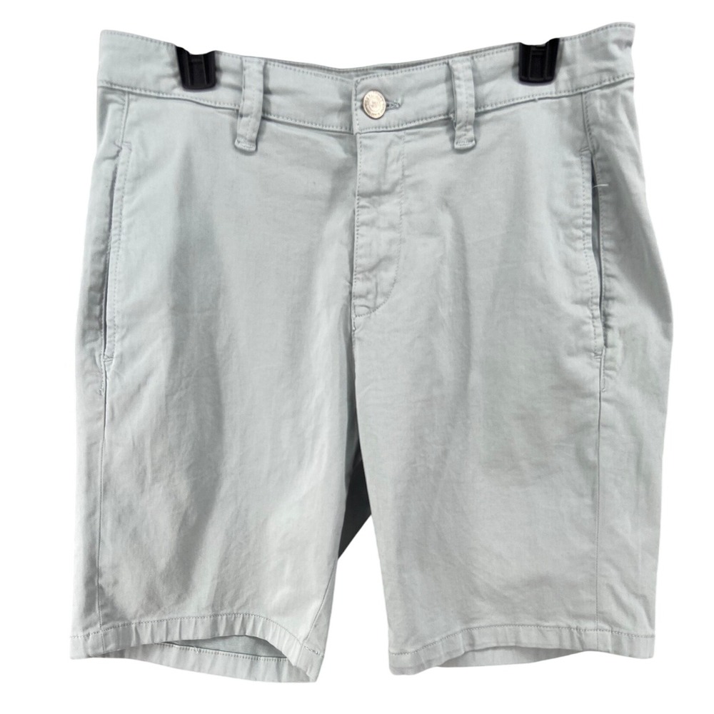 Mavi Jeans Shorts Mens Sz 32W Simon Light Blue Cotton Stretch Chino Classic